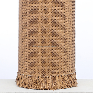 Nhân Tạo Mây Dệt Chất Liệu Cuộn Tre Dệt Mây Dây Đeo Dệt Nhựa Tổng Hợp Mây Mía Vải Cuộn Lưới - Product Image 3