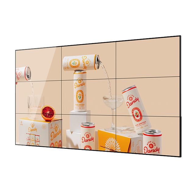 55-Inch Indoor LCD Video Wall for Commercial Digital Signage Indoor Screen for Mall Airport Conference Room Animation Elevator