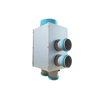 Boîte de distribution d'air en coton insonorisé en métal 1-6 ports