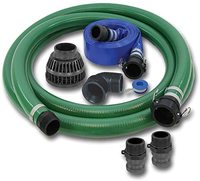 Selang Layflat PVC Fleksibel Nitrile / NBR 4 / 8 Inch Selang Layflat Konektor Selang Layflat untuk Pompa Submersible