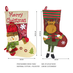 Nouveau Design <span class=keywords><strong>Grande</strong></span> <span class=keywords><strong>Taille</strong></span> Bonbons Couleur Chaussettes <span class=keywords><strong>De</strong></span> Noël Cadeaux Faits À La Main Décorations <span class=keywords><strong>De</strong></span> Noël Père Noël Bonhomme <span class=keywords><strong>De</strong></span> Neige Bas <span class=keywords><strong>De</strong></span> Noël - Product Image 6