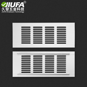 JiuFa Aluminum Alloy Ventilation Mesh 80mm Detachable Wall Mount For <b>Wardrobe</b> Cabinet Furniture Heat Dissipation - Product Image 2