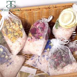 S&Soak EM/ODM Vente en gros <span class=keywords><strong>de</strong></span> sel <span class=keywords><strong>de</strong></span> bain exfoliant naturel <span class=keywords><strong>de</strong></span> luxe à la lavande rose, aux <span class=keywords><strong>cristaux</strong></span> <span class=keywords><strong>de</strong></span> l'Himalaya et aux herbes florales, en sachets <span class=keywords><strong>de</strong></span> thé pour le bain - Product Image 5