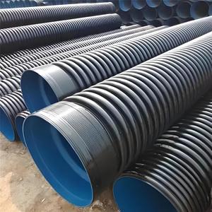 600Mm 800Mm Đường Kính Lớn HDPE Double-Tường Sóng Thành Phố Đường Ống PVC PE HDPE Nước Ống Thoát Nước Bão Ống Thoát Nước - Product Image 1