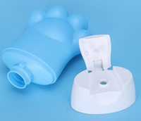 Flacon de crème pour les mains cosmétique en forme de patte de chat de 80 ml, en PET, avec bouchon à clapet, à presser, avec logo personnalisé