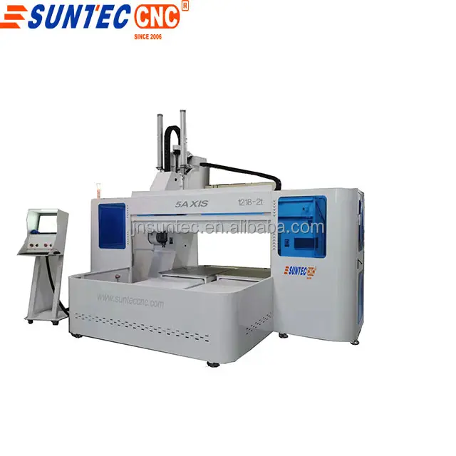 Máquina de fabricación de automóviles Suntec 3D, máquina enrutadora CNC de 5 ejes a la venta, máquina cnc de madera de 5 ejes