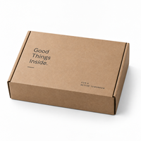 Échantillon Gratuit Vente en Gros Boîte en Carton Ondulé Kraft Marron Taille Personnalisée Légère pour Expédition et Envoi Aérien