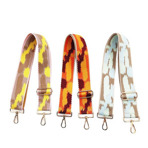 2025 New Arrival Adjustable Tote Bag Strap Multicolor Camouflage <strong>Pattern</strong> Purse Bag Guitar Strap - Product Image 1