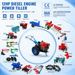 Mini Tractor Agrícola de Dos Ruedas, Motocultor de Mano, Tractor Andador para <span class=keywords><strong>Agricultura</strong></span> 12hp 15hp 18hp Multifuncional 300 - Product Image 3
