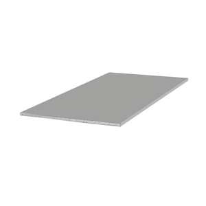 Plaque en aluminium de 1 mm de la série 1000, revêtue de <span class=keywords><strong>RAL</strong></span> 9010 blanc pur et <span class=keywords><strong>7016</strong></span> <span class=keywords><strong>anthracite</strong></span>, options de longueur 150 mm x 2000 mm - Product Image 2