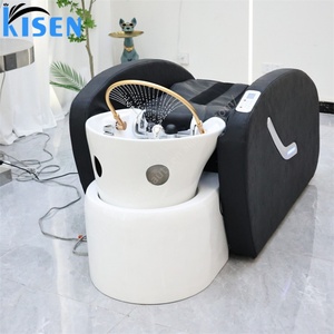 KISEN Bac à shampoing multifonctionnel automatique avec massage électrique et lit de spa capillaire pour salon de coiffure - Product Image 3