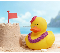 Jouets de bain en PVC de haute qualité, canards en caoutchouc multicolores de 2 pouces, grands, sûrs et non toxiques, couleurs vives, canards de plage en caoutchouc
