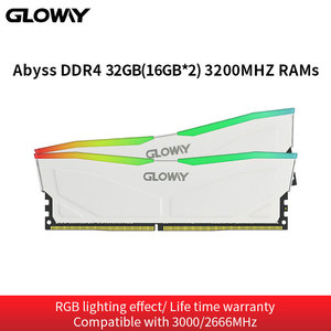 Gloway Ram RGB 16GB (8 gx2) kit <span class=keywords><strong>DDR4</strong></span> 3200 (PC4-25600) memoria Desktop 16GB Ram <span class=keywords><strong>LED</strong></span> 3200mhz per computer da gioco per pc - Product Image 4