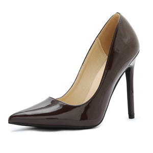 Chaussures pour femmes en cuir verni à bout pointu, style européen et américain, adaptées au travail et au style de rue - Product Image 5