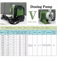 Alledosieren Miniature Electromagnetic Diaphragm Digital Display Motor Driven Liquid Chemical Dosing Pump for Watertreatment
