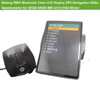 Afficheur de vélo électrique EB04 Bafang avec navigation, appels, alertes SMS, CAN UART pour kit de conversion Bafang Mid Drive