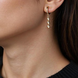 Drop <b>Earrings</b> Teardrop Shape Stainless Steel Studs Bezel Setting Party Jewelry <b>Gold</b> Tone Crystal <b>Dangle</b> <b>Earrings</b> For Women - Product Image 3