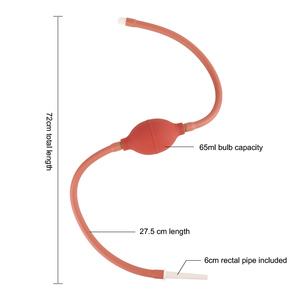 Trong-line bóng đèn <span class=keywords><strong>Enema</strong></span> ống tiêm cho đại tràng thủy lợi vẻ đẹp & chăm sóc cá nhân sử dụng sản phẩm có hoặc không có trực tràng ống thông - Product Image 6