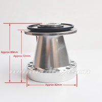 Adaptateur de moyeu de volant en aluminium 33 dents Snap Off Boss Kit pour Toyota