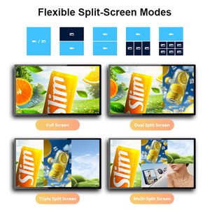 Écran mural suspendu HD, affichage numérique, menu, panneau publicitaire LCD, matériau métallique pour restaurant, café - Product Image 5