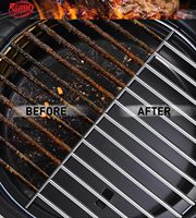 Brosse de nettoyage pour barbecue, brosse à gril pour barbecue extérieur, brosse à gril avec raclette, brosse à gril réglable pour barbecue