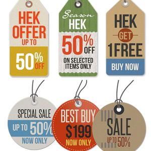 Étiquettes de vêtements personnalisées avec votre logo, étiquettes de vêtements, étiquettes suspendues personnalisées, étiquettes de prix personnalisées - Product Image 5