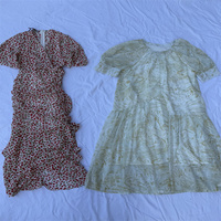 Robes d'occasion imprimées pour femmes, lot de robes longues à manches longues, motif floral, décontractées, en tissu léger pour l'été, pour femmes adultes
