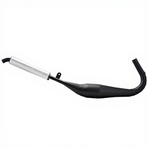 Pot d'échappement double sport en fonte noire pour moto <span class=keywords><strong>Yamaha</strong></span> <span class=keywords><strong>Tzr</strong></span> <span class=keywords><strong>125</strong></span> – Neuf, amélioration de performance - Product Image 2