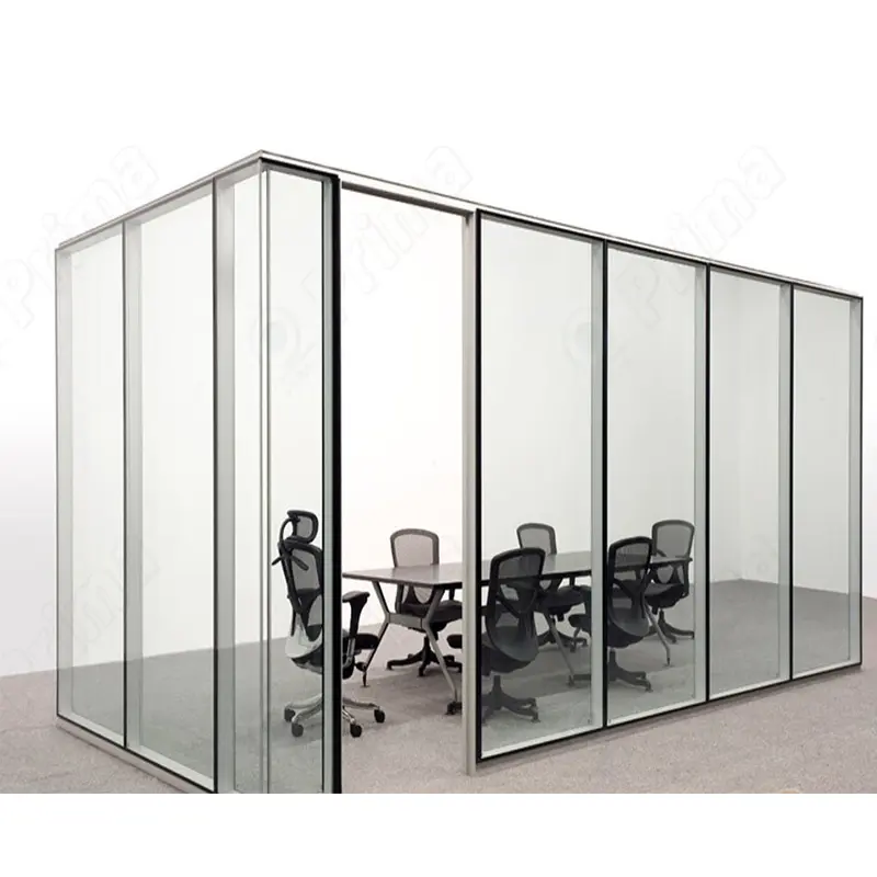 Hot Sale Durable Glass Partition Durable Glass Aluminium Office Partition Wall