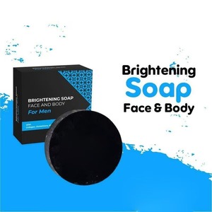 Jabón Facial y Corporal Aclarante de Carbón Vegetal para Hombres con Colágeno y Glicerina para el Cuidado de la Piel - Product Image 3