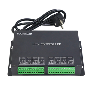ตัวควบคุมไฟ <span class=keywords><strong>LED</strong></span> รุ่น H801RC 8 พอร์ต รองรับสูงสุด 8192 พิกเซล เชื่อมต่อแบบ Slave กับคอมพิวเตอร์หรือแบบ Master ตัวควบคุมรุ่น H803TV พอร์ต RJ45 สำหรับไฟ <span class=keywords><strong>LED</strong></span> Strip - Product Image 2