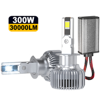 Las Mejores Bombillas LED H7 para Faros Delanteros de Automóvil, Luz H1 H3 H13, Luz Alta y Baja, 300W, Luz Blanca 6000K, Lámpara LED para Auto de 12V, Nueva