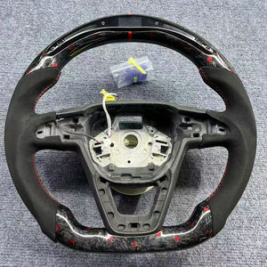 Volante de Fibra de Carbono Forjado para Seat León <span class=keywords><strong>Cupra</strong></span> 2013 2015 2016 2018 2019 - Product Image 2