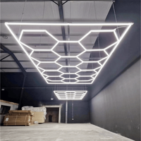 Lumière de travail LED COB en nid d'abeille facile à installer, éclairage de plafond pour atelier, directement de Chine, stock disponible