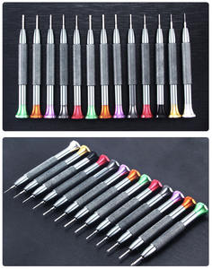 Outils de Maintenance De Couleur aluminium tournevis Enlever bracelet vis 1/1.2/1.4MM à tête plate tournevis de précision - Product Image 5
