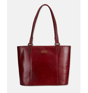 Bolso Tote Timeless Spring para Mujer con Cierre de Cremallera y Cadenas, 100% Cuero Genuino, Diseño Portátil para Oficina y Viajes - Product Image 4