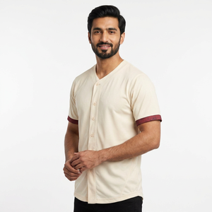New Fashion Quick Dry 100% Polyester Baseball Jersey Breathable with Custom Design Sleeve Low MOQ Softball Wear - Product Image 1