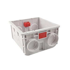 Caja de Conexiones Eléctrica Cuadrada Blanca de PVC para Montaje en Pared - Product Image 3