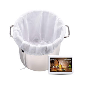 كيس شبك ناعم كبير 22 "X26" ميكرون كيس شبك نبيذ لكيس تحضير الحليب المنزلي الجوز البارد - Product Image 1