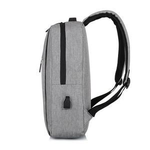 Factory Wholesale Customize LOGO Business Men School Bag Teens Leisure Travel Laptop Backpack with Usb - Product Image 3