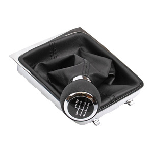 Volkswagen Car Gear <b>Shift</b> <b>Knob</b> Leather 5 6 Speed Ergonomic Replacement Cover - Product Image 3