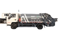 Camion de recyclage JMC 6CBM à transmission manuelle, 4x2, avec compacteur à roues, moteur, pour la collecte des déchets urbains