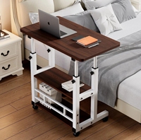 Bureau réglable en hauteur, table d'appoint pour dortoir, table d'écriture, table d'ordinateur, petite table mobile en MDF
