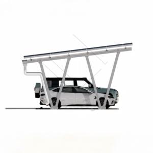 Reliable Steel Solar Carport Structure CE/ISO9001 Certification 10-Year Warranty for Residential Solar Energy Systems Vehicle - Product Image 3