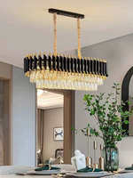 Lustres ronds en métal rustique sur mesure, grand modèle nordique de luxe, luminaires suspendus pour hôtel, salon, plafonniers LED modernes, lustres en cristal