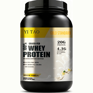 Proteína de Suero Orgánica de Animales Alimentados con Pasto, Sin GMO, Sin Gluten, para Fisicoculturismo y Control de Peso, OEM Disponible - Product Image 1