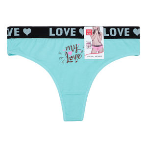 UOKIN My Love Print gran oferta tangas para chicas adultas mujeres sexy low Rise <span class=keywords><strong>Tanga</strong></span> ropa interior en 12 piezas paquete al por mayor A5070 - Product Image 5