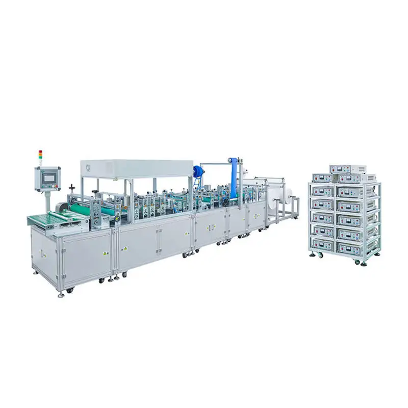 Full Automatic Non-Woven Short Sleeve Doctor Scrub Hospital Medical Gown Making Machine