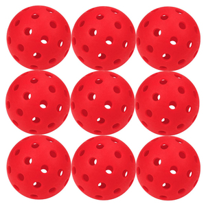 Balles de pickleball d'extérieur à 40 trous moulées par injection, durables en TPE, approuvées USAPA, logo personnalisable, pour entraînement professionnel - Product Image 1