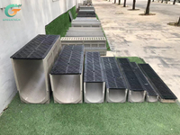 Caniveau de drainage en béton polymère antidérapant EN1433 résistant à l'usure pour le drainage routier